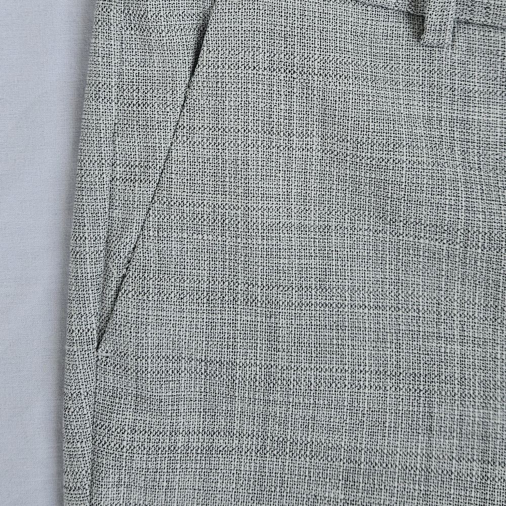 Talbots Hampshire Ankle Pants 14P NWT Gray Tweed Straight Leg Career Office Peti - Picture 4 of 15